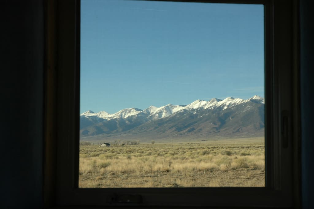 Snow capped Sangre de Cristo Mountains