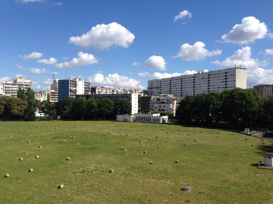Vue de l'appartement, côté sud-est