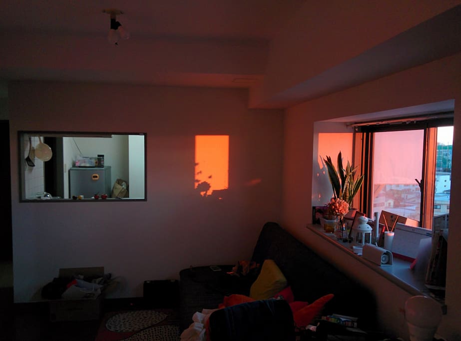Living room with Sunrise