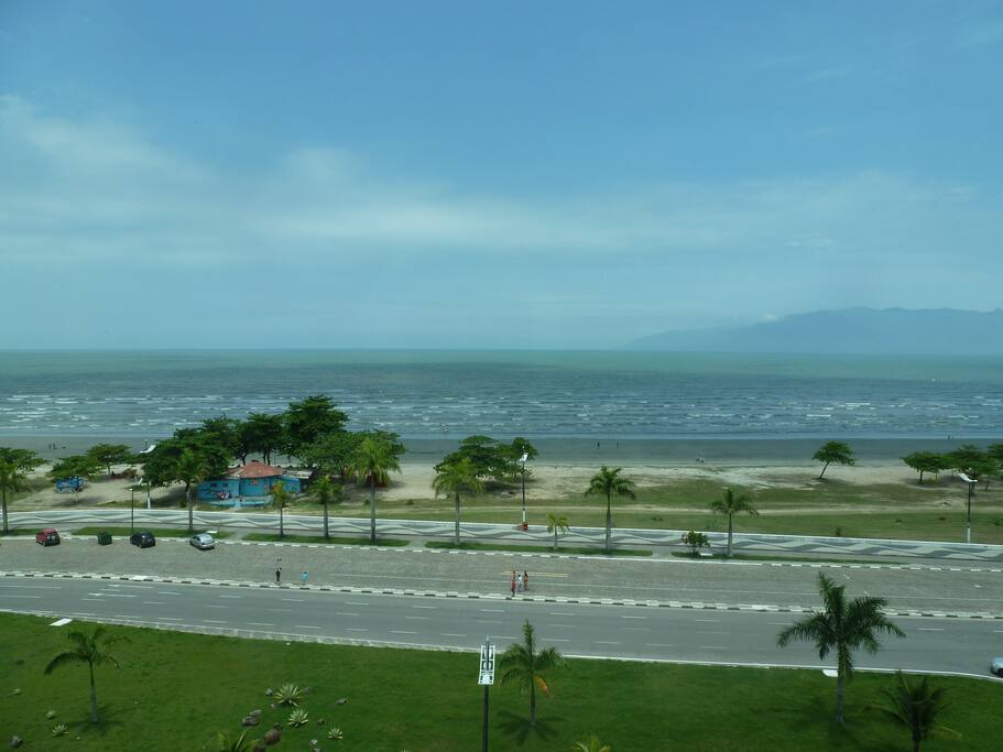 Vista da praia Indaiá
