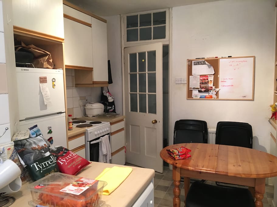 Kitchen with eating area