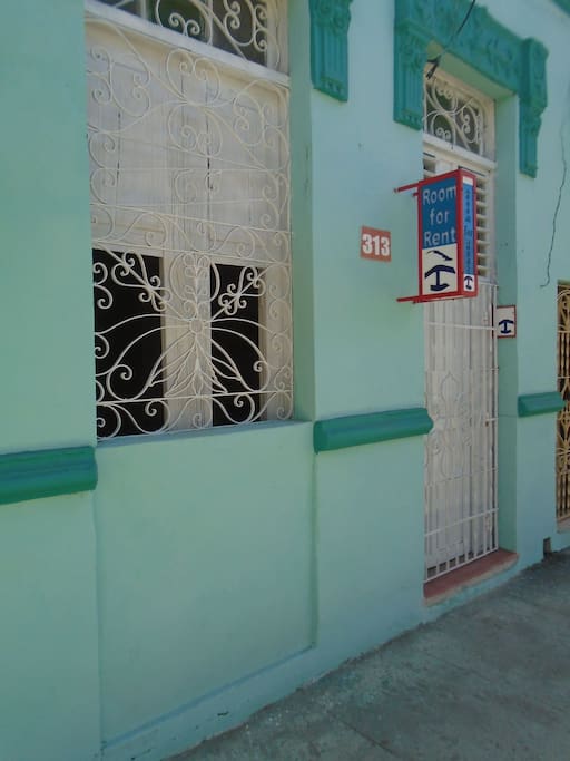 Fachada de la casa