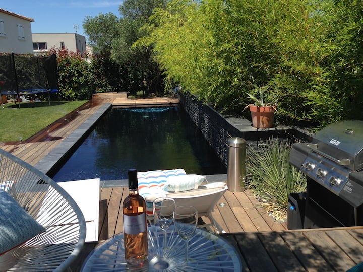 Superbe Villa D'architecte Avec Piscine - Montpellier