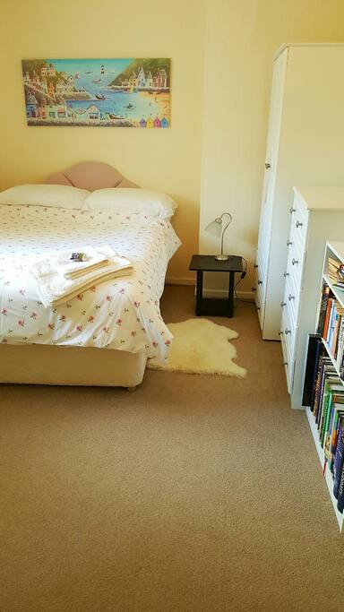 Double bedroom has space for a travel cot (not provided).