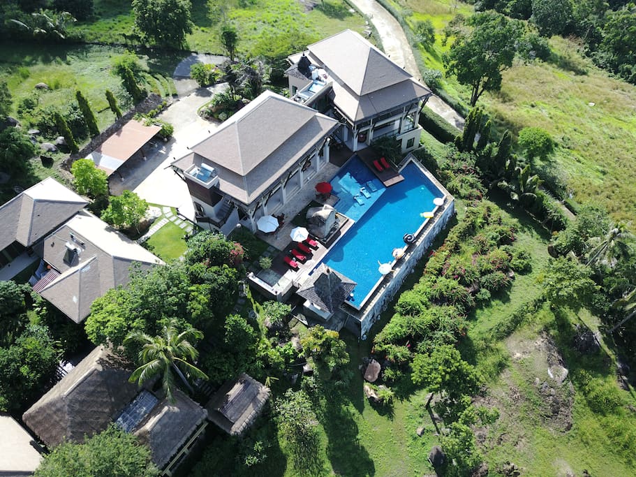 Set in 2.5 acres private, secure gardens