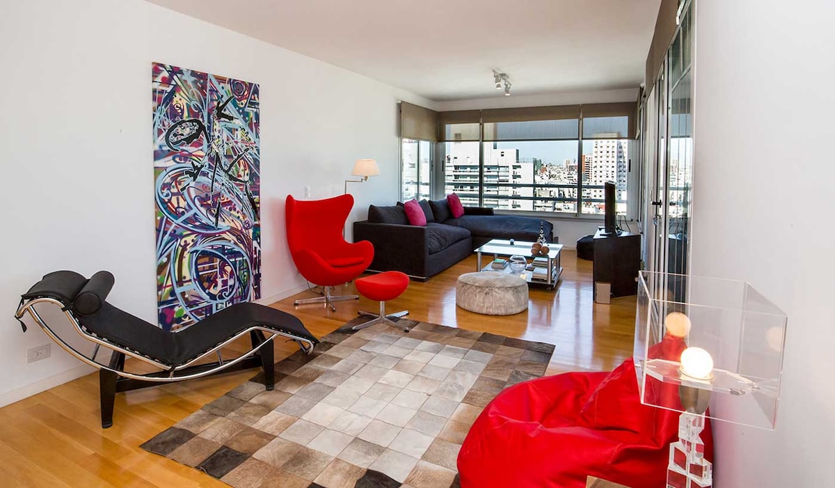 Apartamento de 2 quartos no 17º andar em Palermo