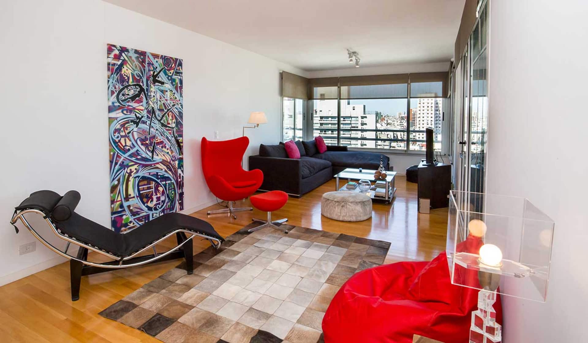 Apartamento de 2 quartos no 17º andar em Palermo