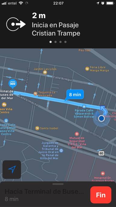 Dirección por Google Maps
