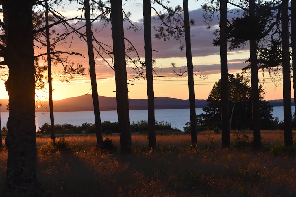 Sunset over The Camden Hills