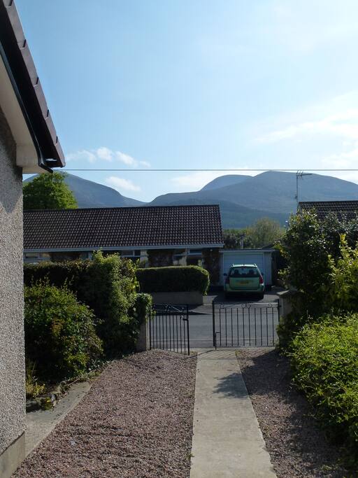 Lovely view of Slieve Donard and the Mournes - just a walk away