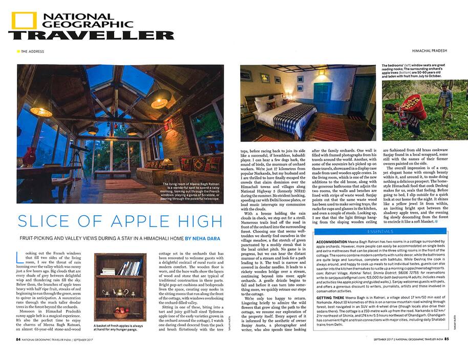 In National Geographic Traveller. Sep 2017