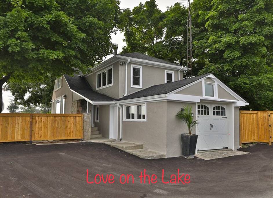 Lakefront home - tucked away from city noise and traffic. Your private oasis.