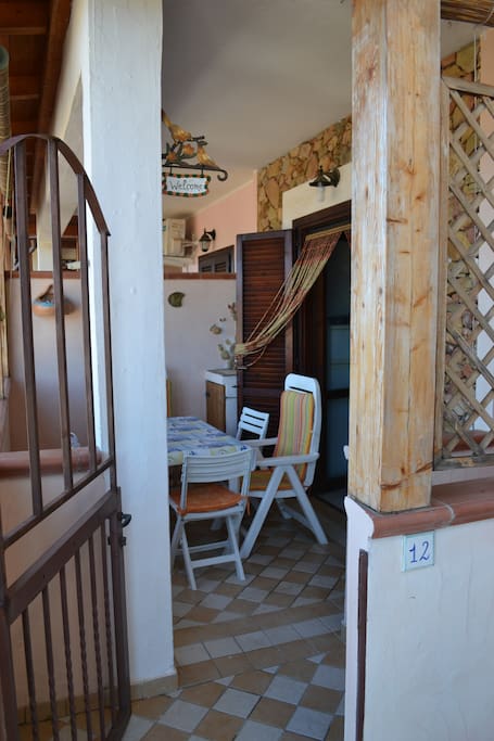 Ingresso alla veranda