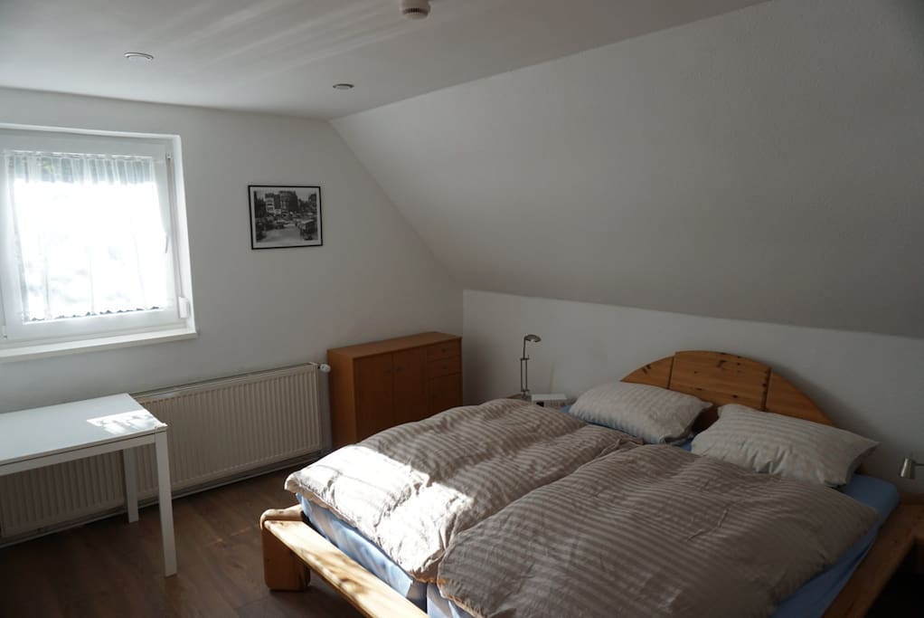 Bedroom 1 with double bed