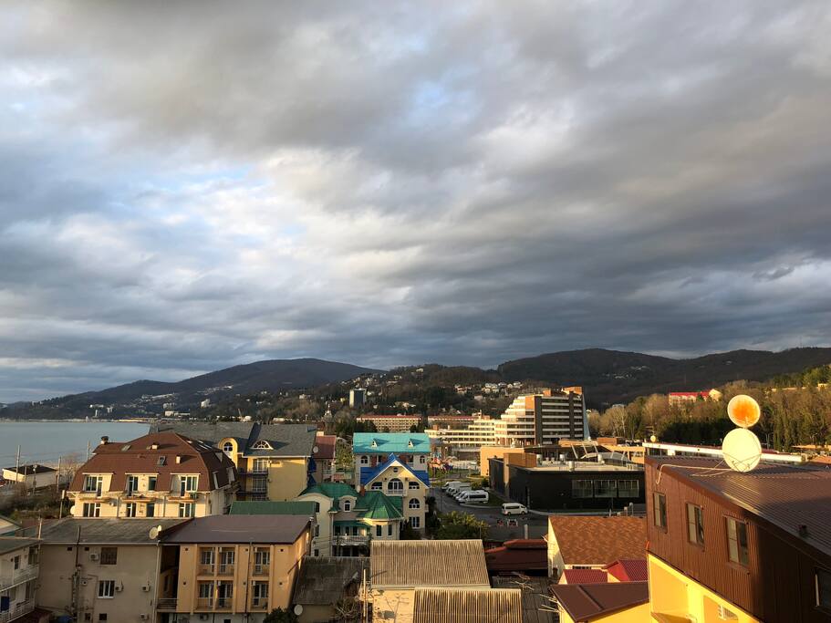 Вид с балкона