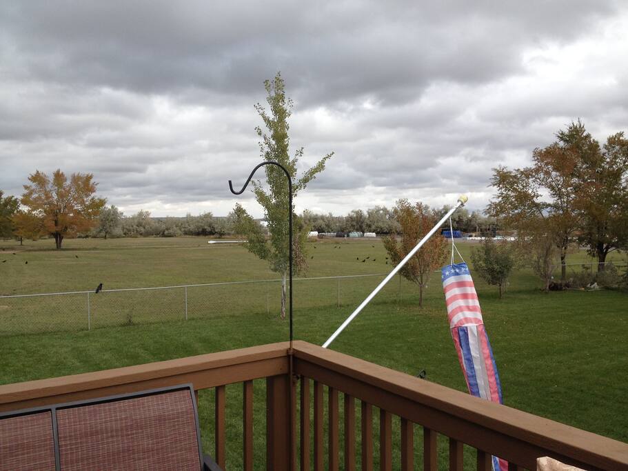 from the front deck