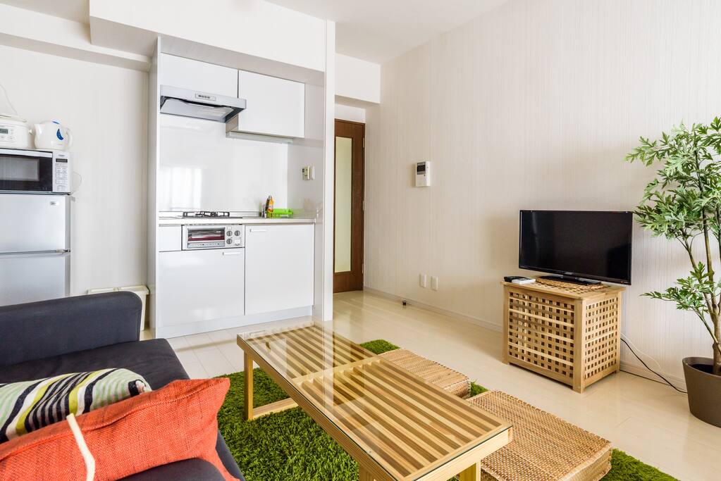 Living/kitchen area