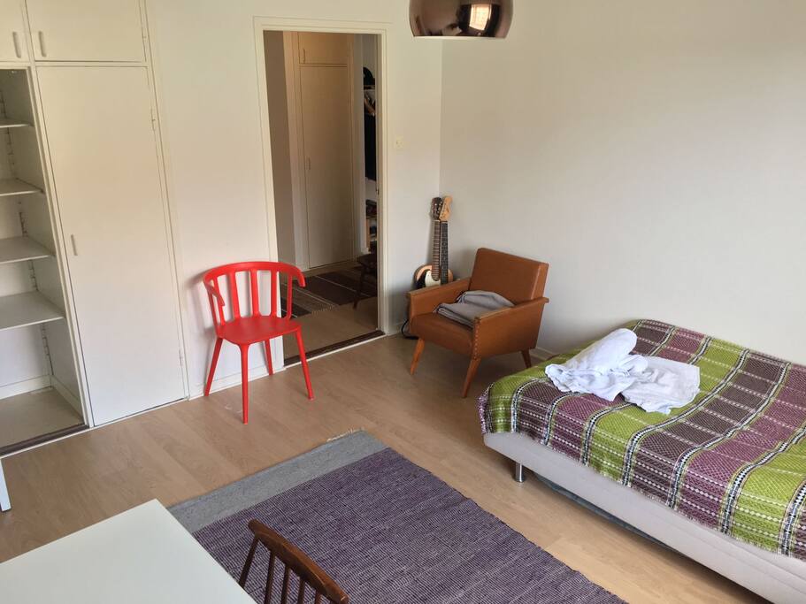 The room, photo taken from the window!