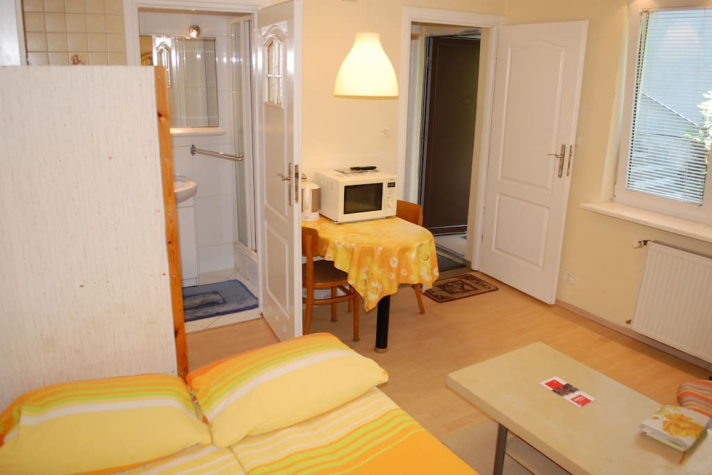 1. Apartment, 1-room-apartment for 2-3 Persons