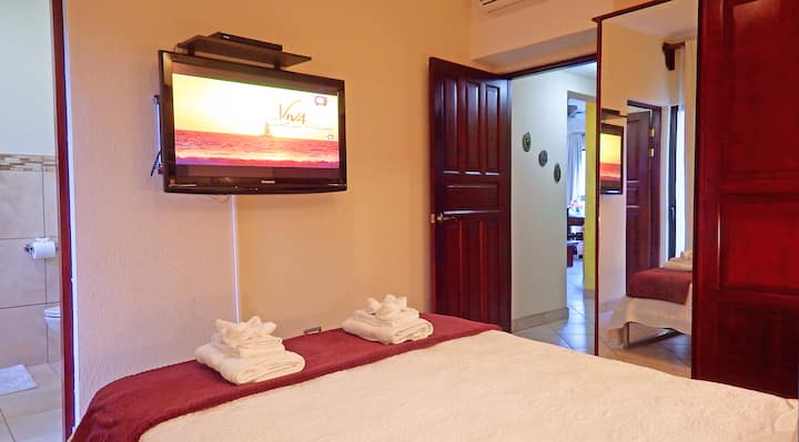 带标准双人床的主卧