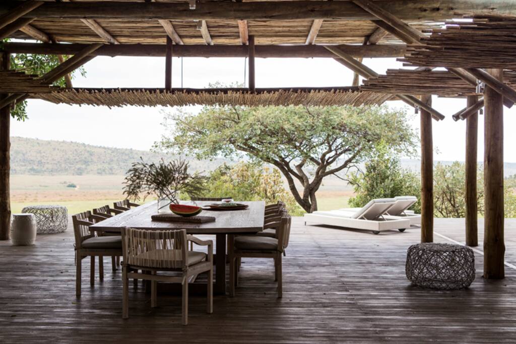Main lodge deck