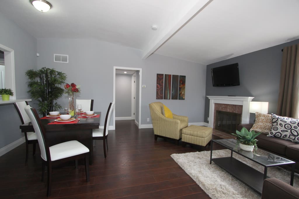Living/Dining room combo.