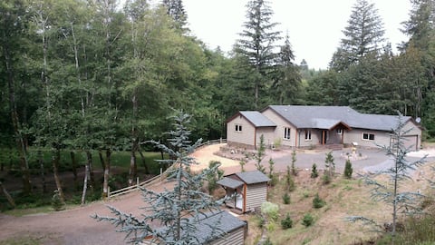 Cabin in the woods on Little Kalama River