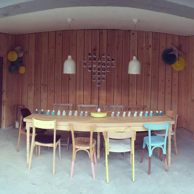 Salle à manger d'été