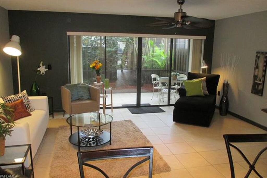 Living room newly furnished