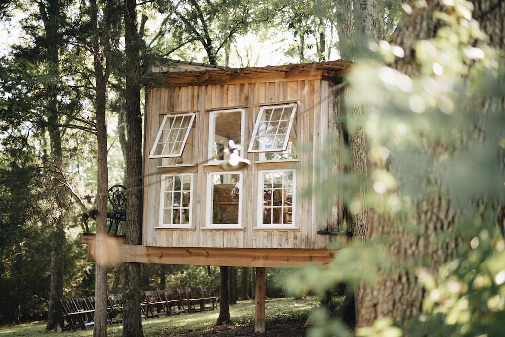 The Fox House: lightfilled home in the trees  Treehouses for Rent in Nashville, Tennessee 