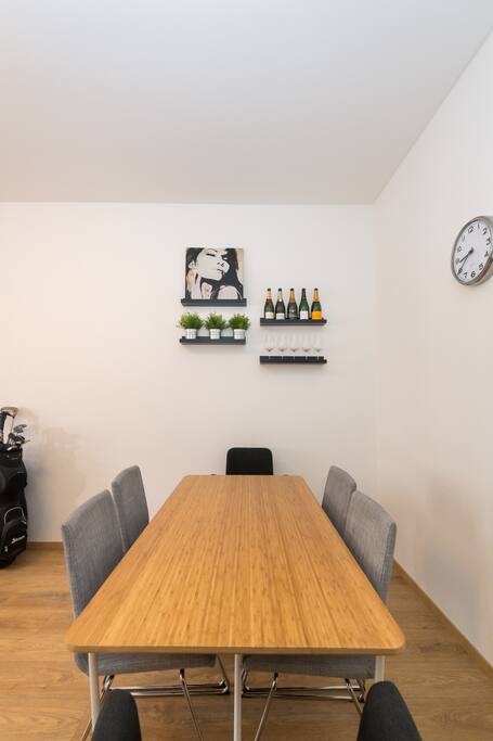 Dinner table at the living room