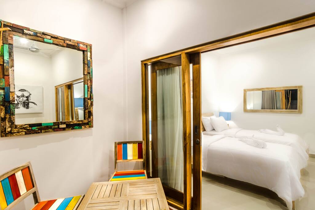 Private terrace of the Twin Room