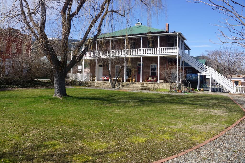 Spacious fenced yard.