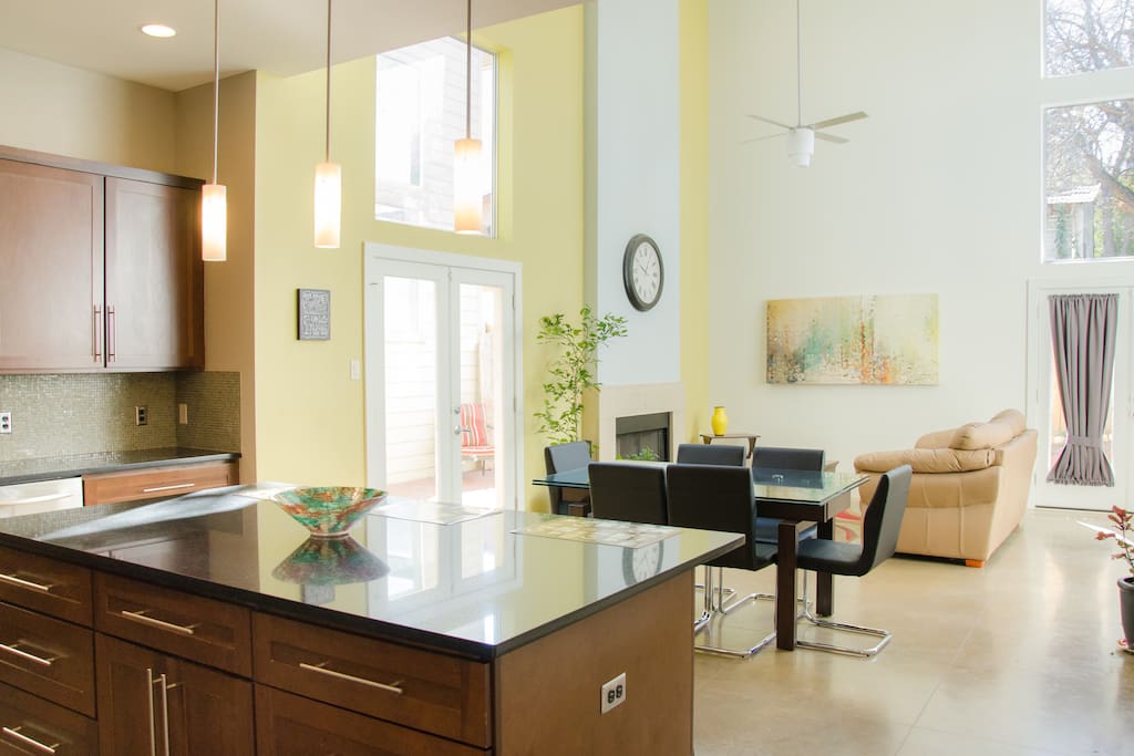 Bright open floor plan.