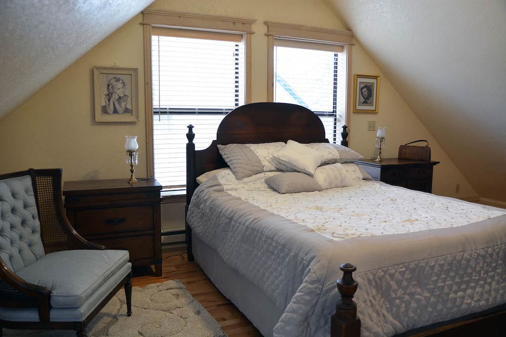 Loft Sleeping Area Queen Bed.