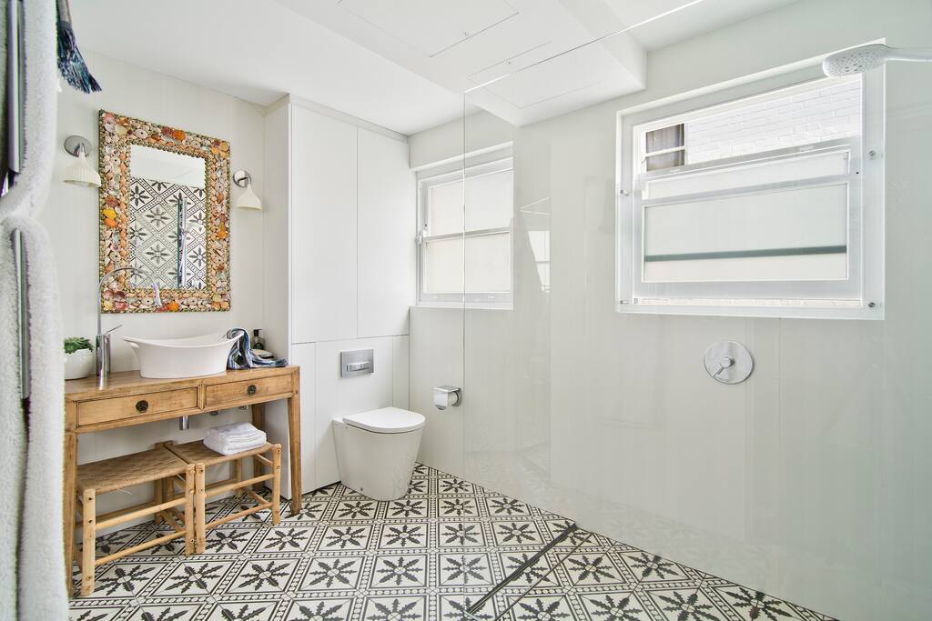 Brand new designer bathroom