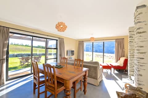 Top Airbnb: Wow mountain views above the wineries of Gibbston. in Queenstown Lakes District