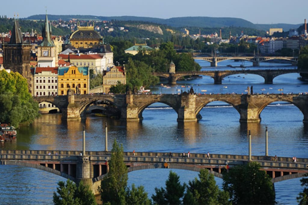 Prague in the summer
