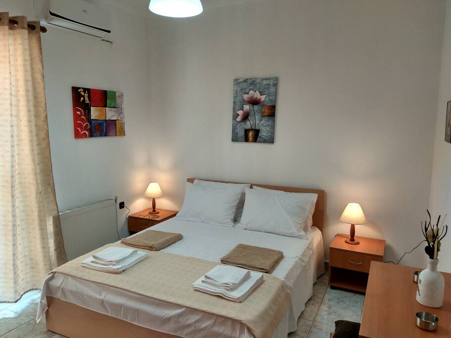 Air-conditioned bedroom