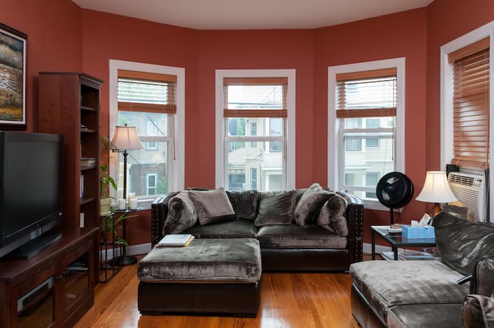 Full 1800 Sq Feet Condo Steps From Hip Davis Sq. - Belmont, MA