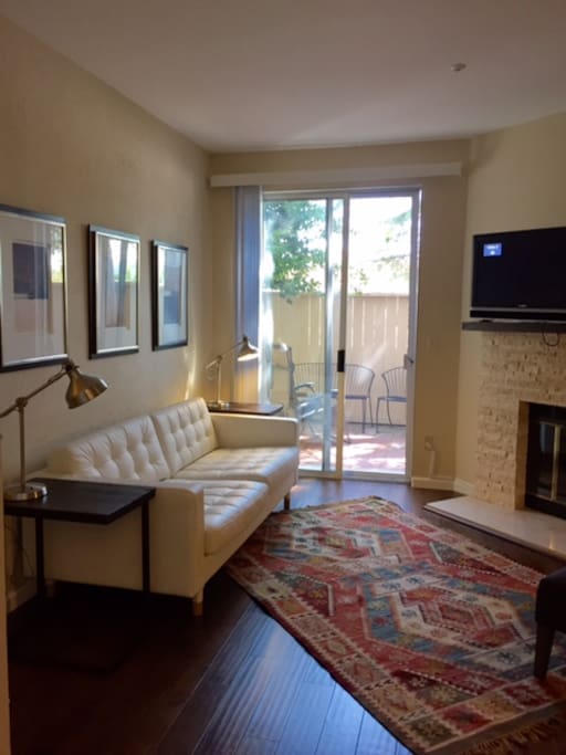 View to patio from Living Room