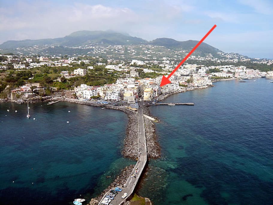 veduta di Ischia ponte dal castello aragonese