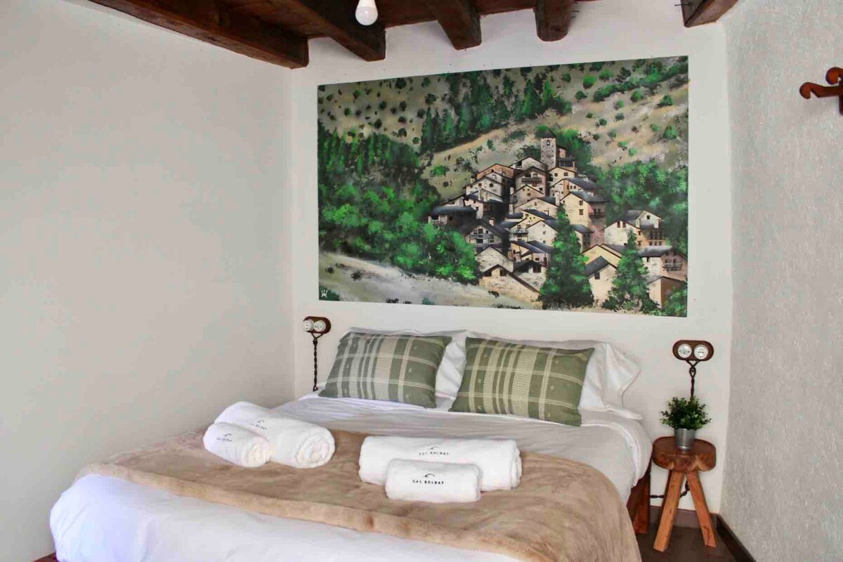 Dvokrevetna soba s bračnim krevetom