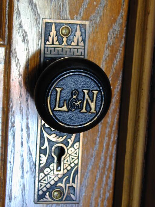 Our classic door knob. From a L&N Railroad car.