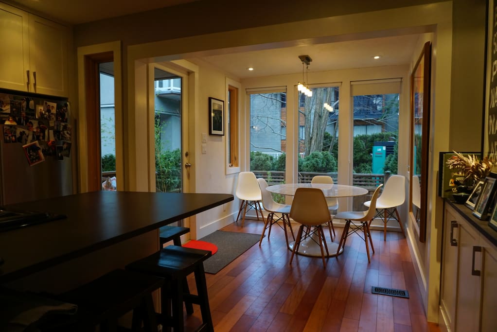 Main Floor - Dining Area and Kitchen Bar