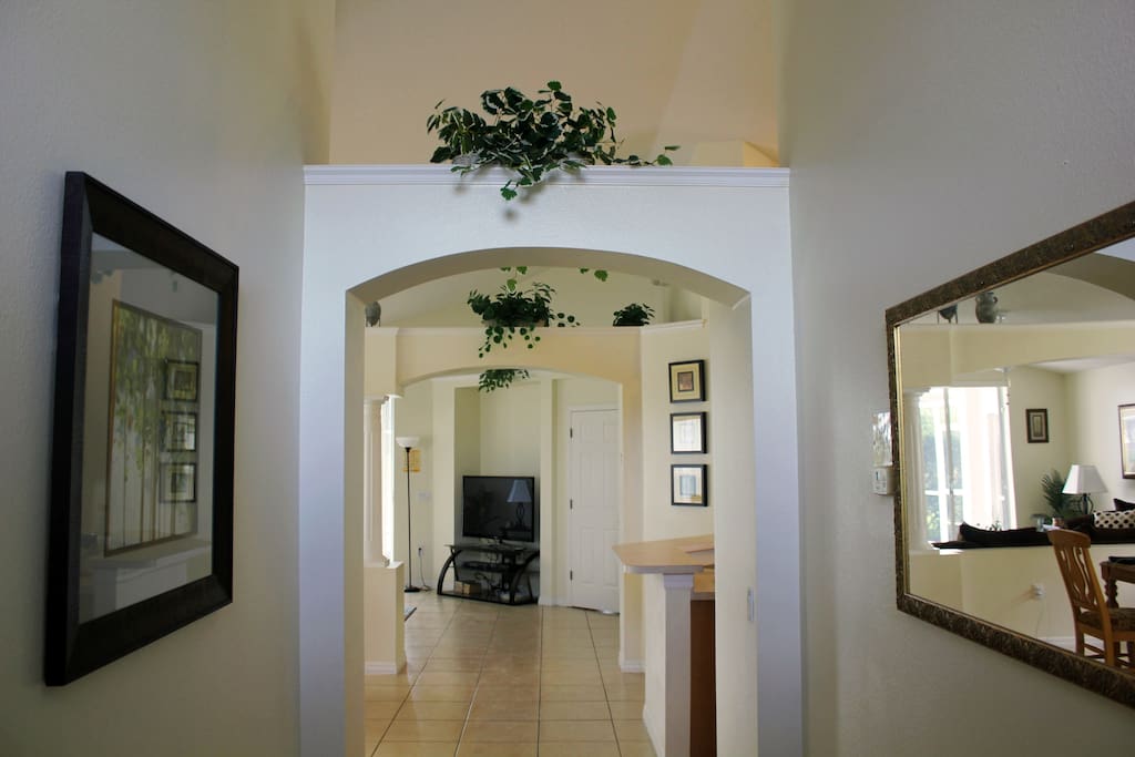 Front Hall looking in to Living room