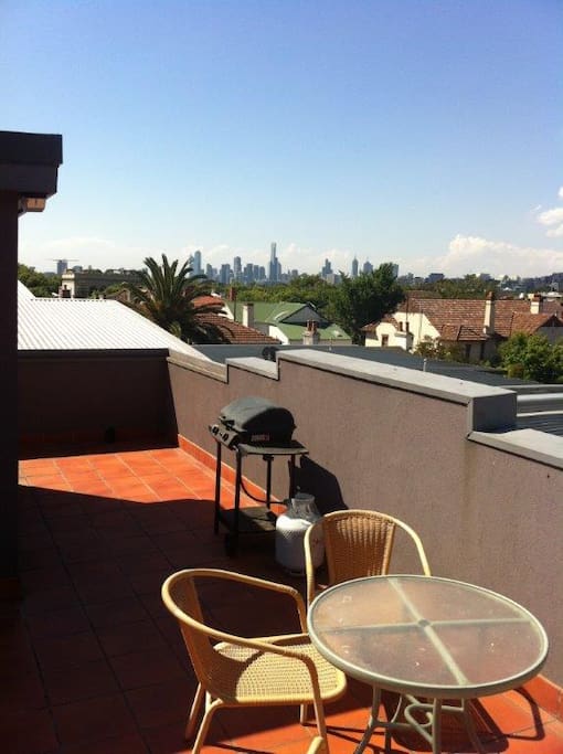 Amazing rooftop terrace which is all yours!