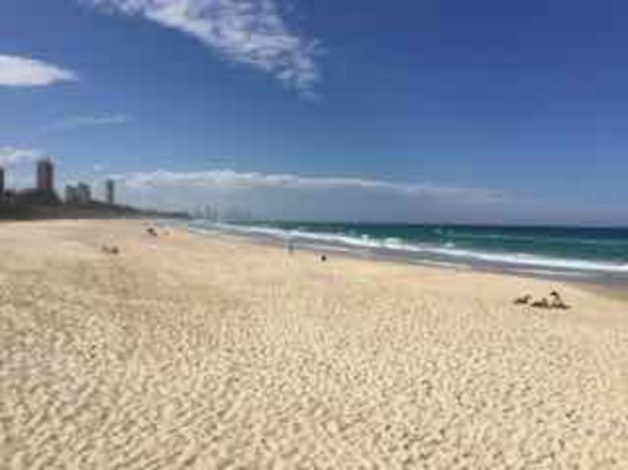Beautiful Burleigh Beach
(looking north)