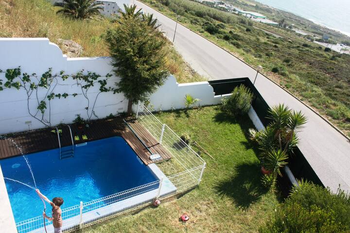 Beach villa pool Ericeira surf spot gallery image 5