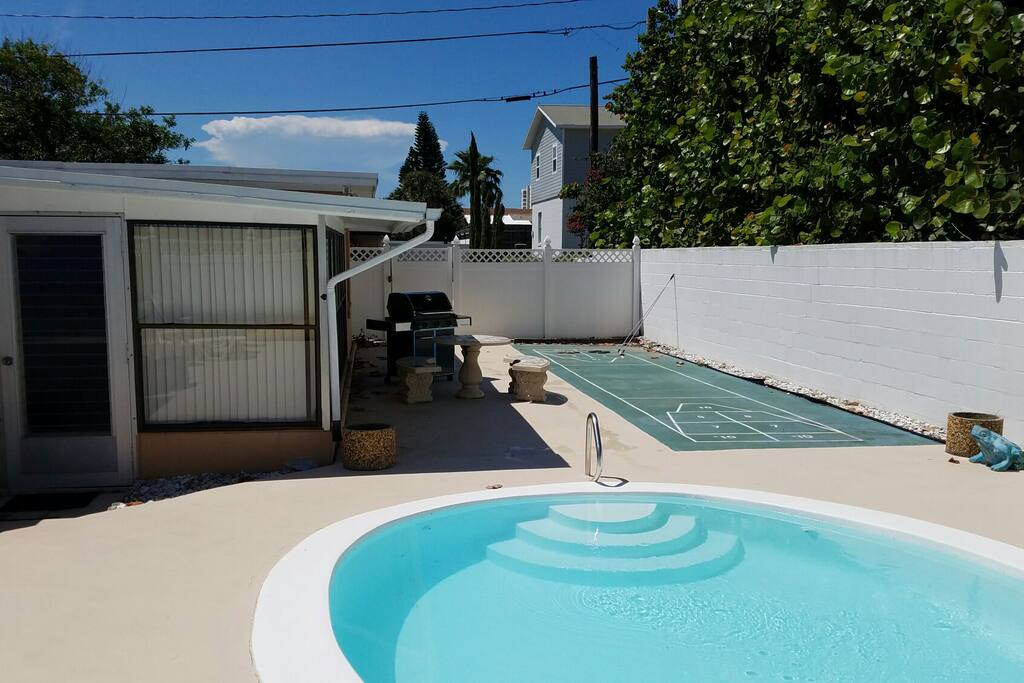 Pool, Patio, Shuffle Board